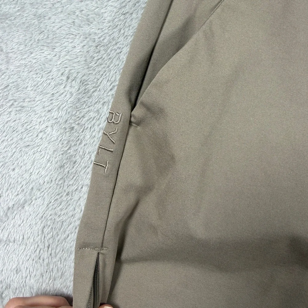 BYLT Premium Basics Everyday Pant 2.0 Mens 36T Brown Slim Fit Performance Chino